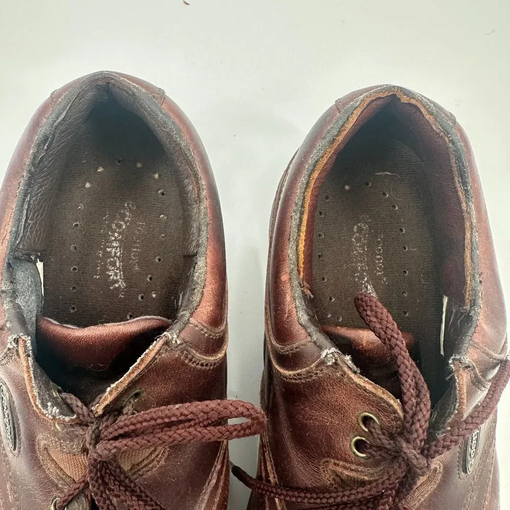 FootJoy eComfort‎ Golf Shoes Mens 9M Brown Leather Lace Up Waterproof 57735